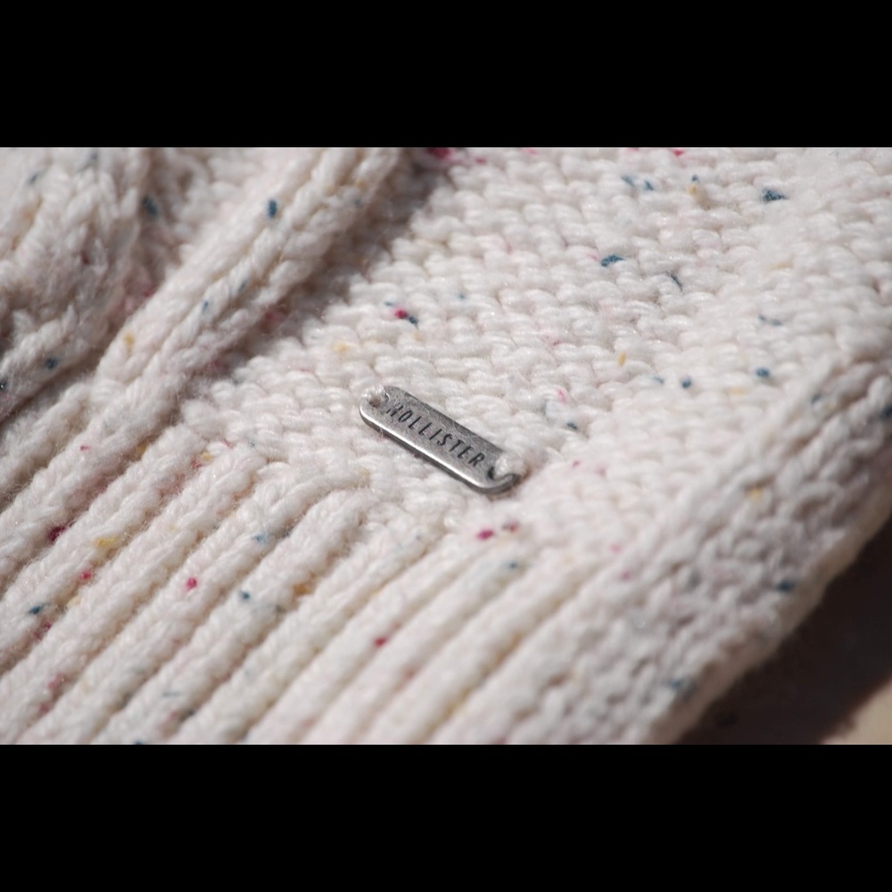 Colorful knitted sweater